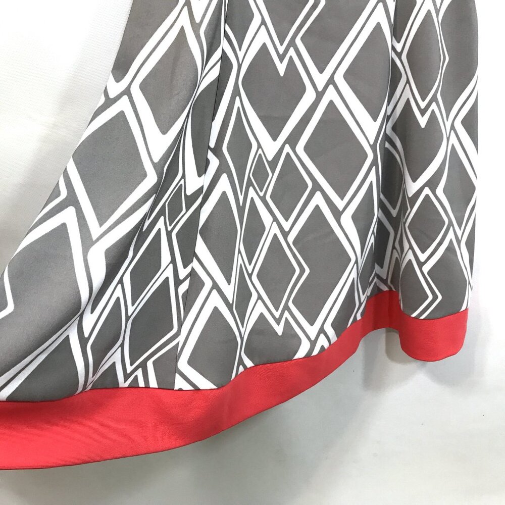 Robbie Bee Shift Dress M Sleeveless V-Neck Midi Dress Size 8 - Picture 6 of 9